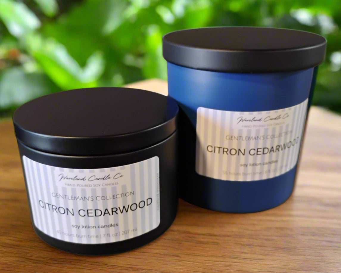 Citron Cedarwood Soy Candles