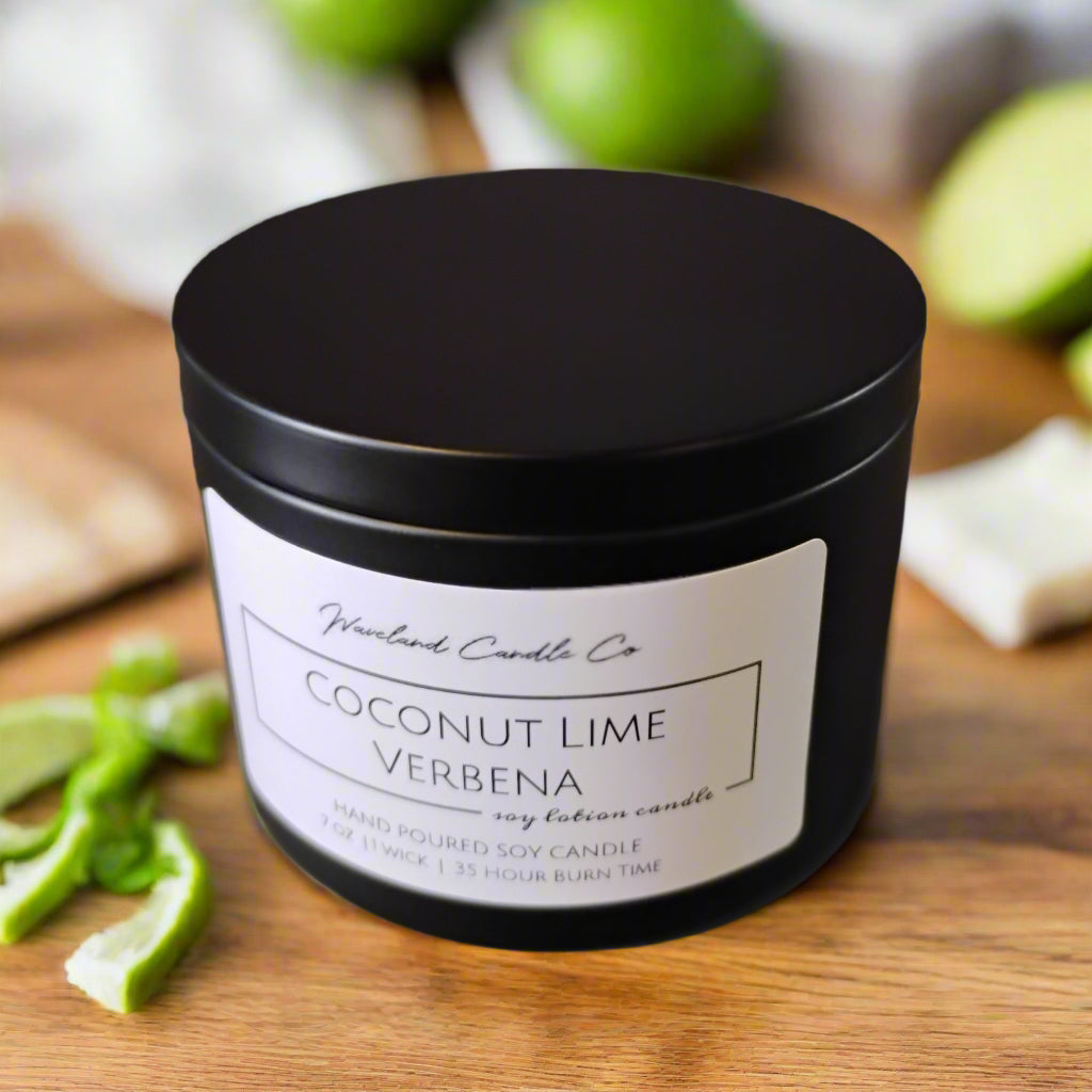 Coconut Lime Verbena Soy Candles