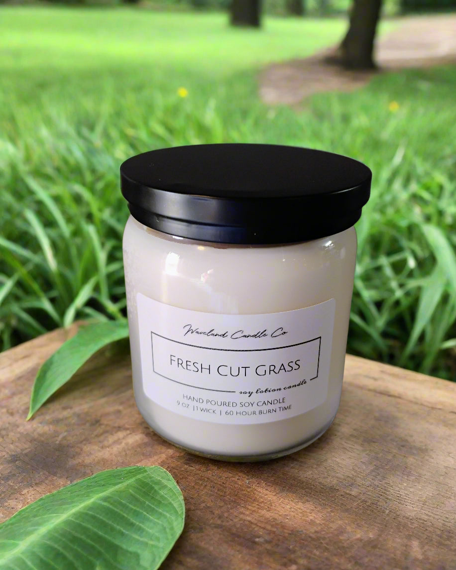 Fresh Cut Grass Soy Candles