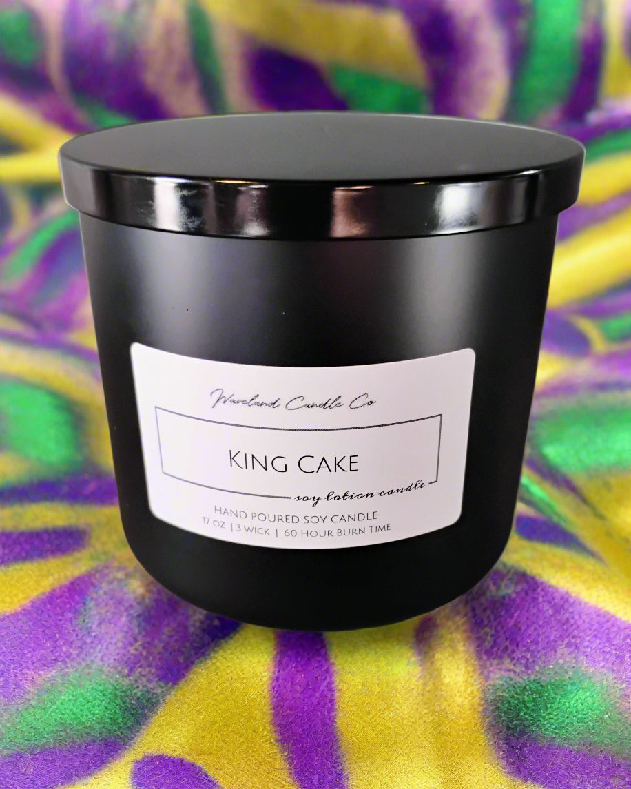 King Cake Soy Candles