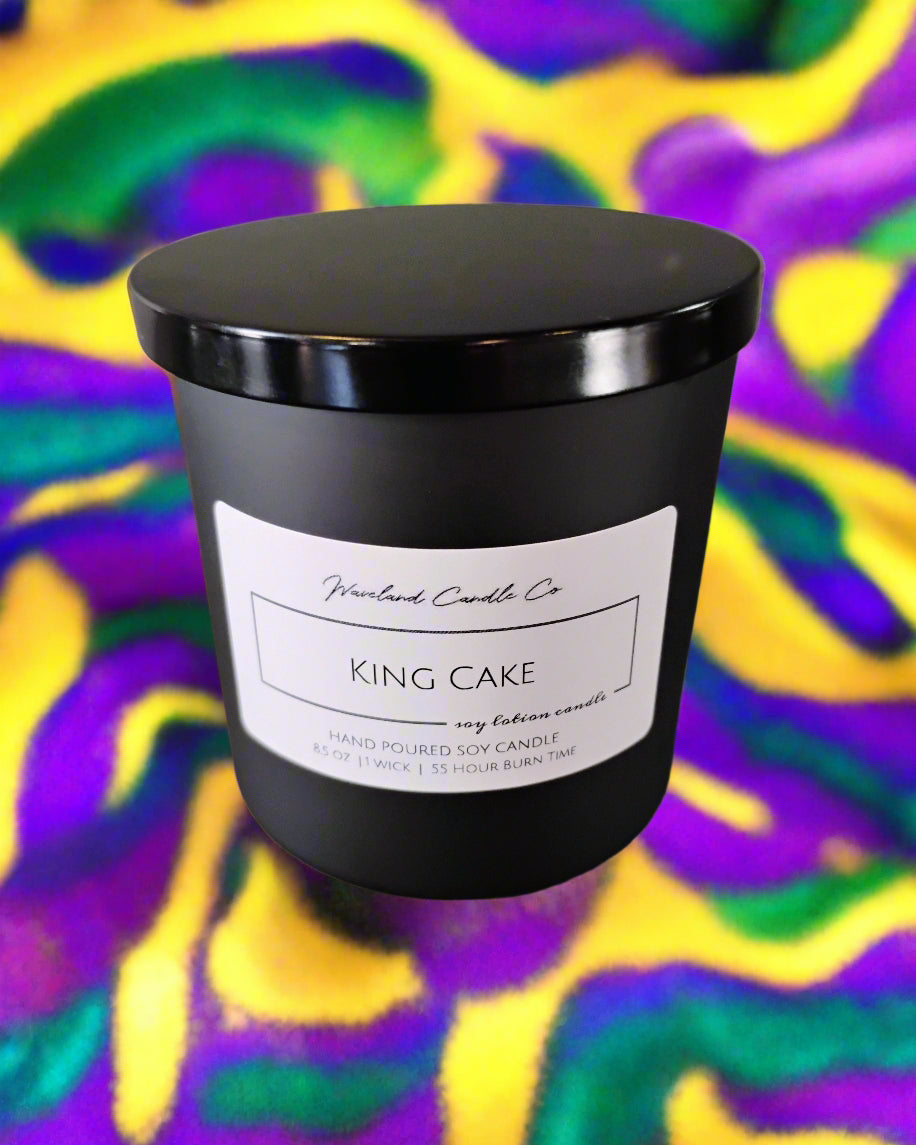 King Cake Soy Candles
