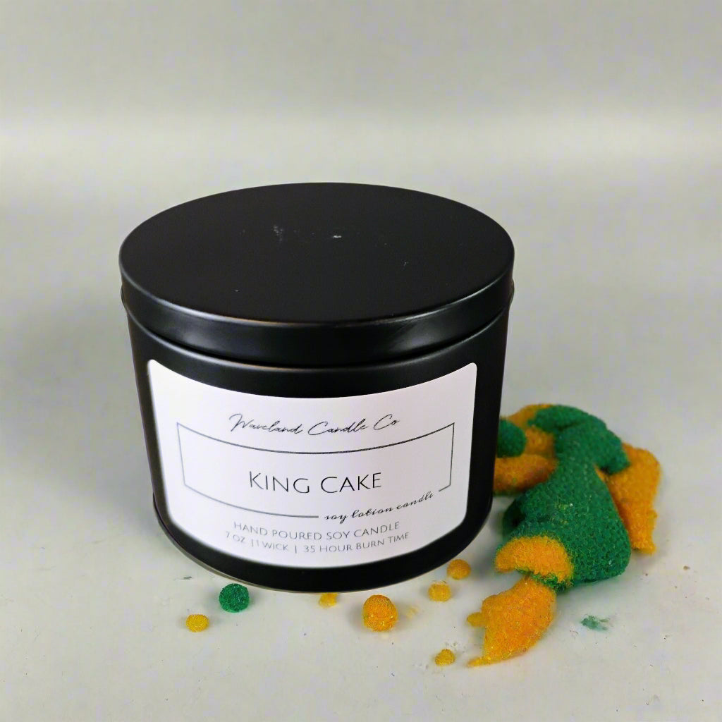 King Cake Soy Candles