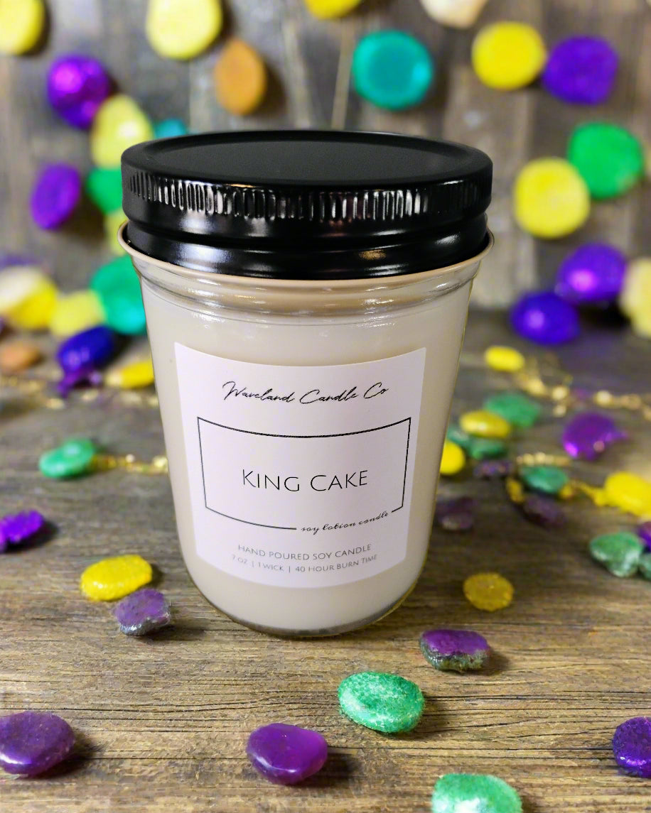 7 oz Jelly Jar - King Cake