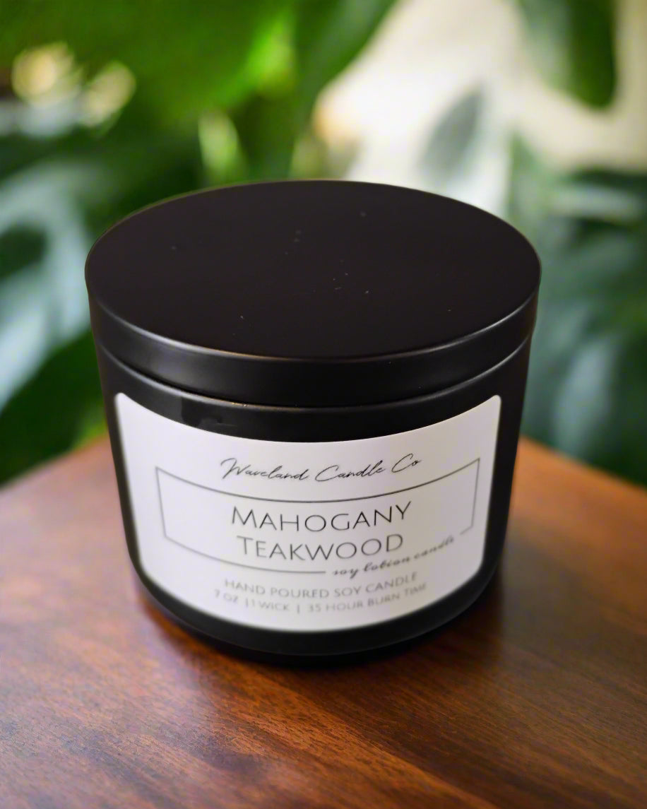Mahogany Teakwood Soy Candles