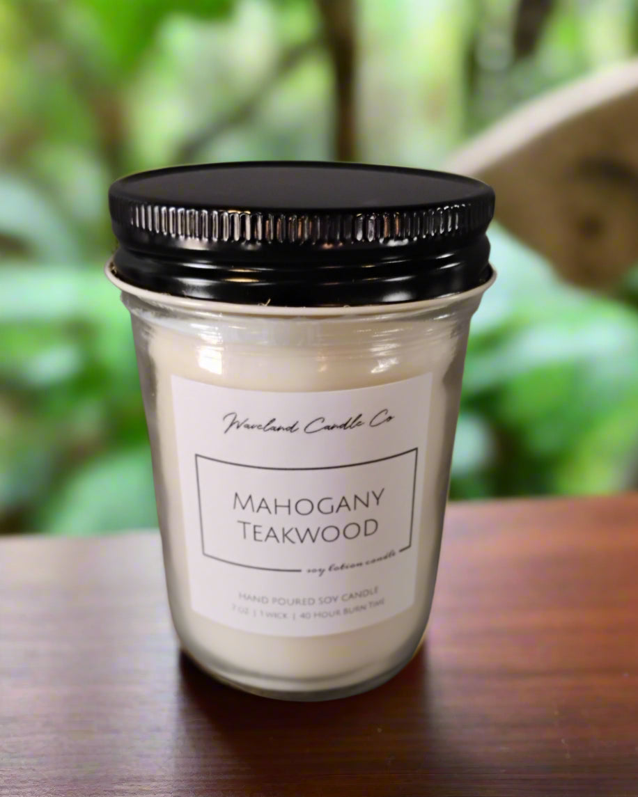 Mahogany Teakwood Soy Candles