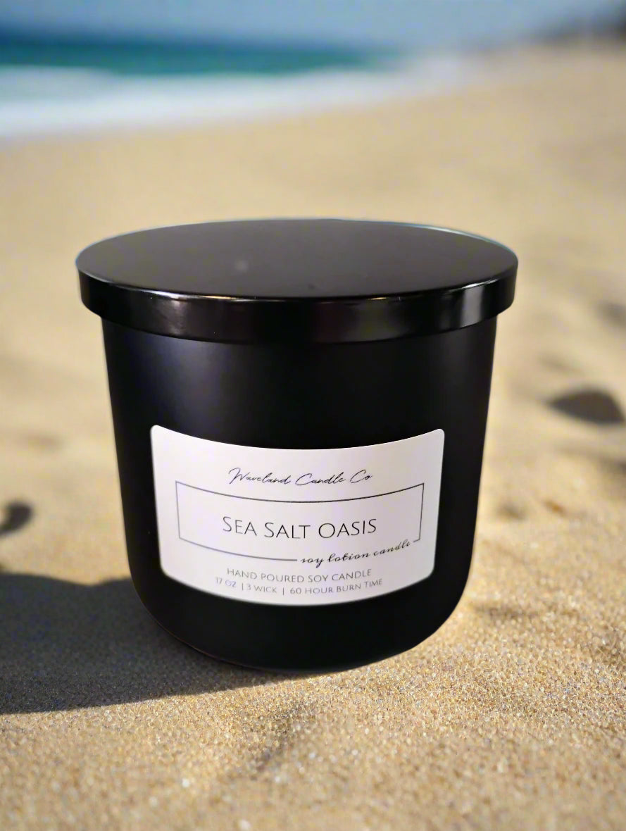 Sea Salt Oasis Soy Candles