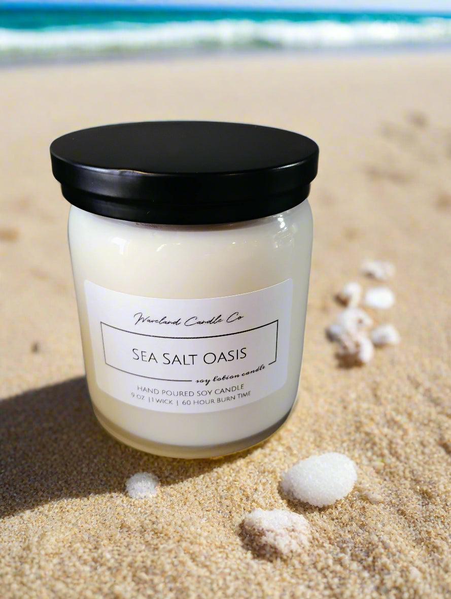 Sea Salt Oasis Soy Candles