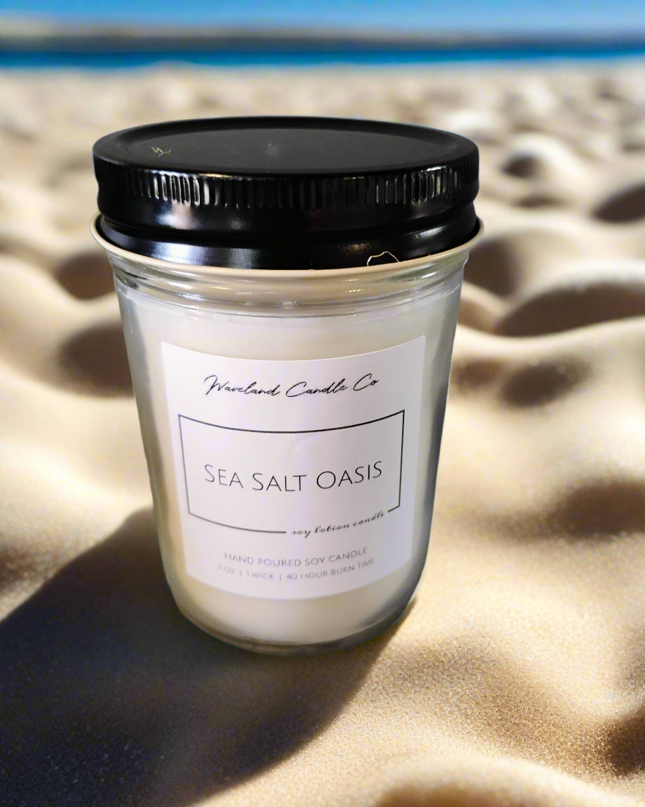 Sea Salt Oasis Soy Candles
