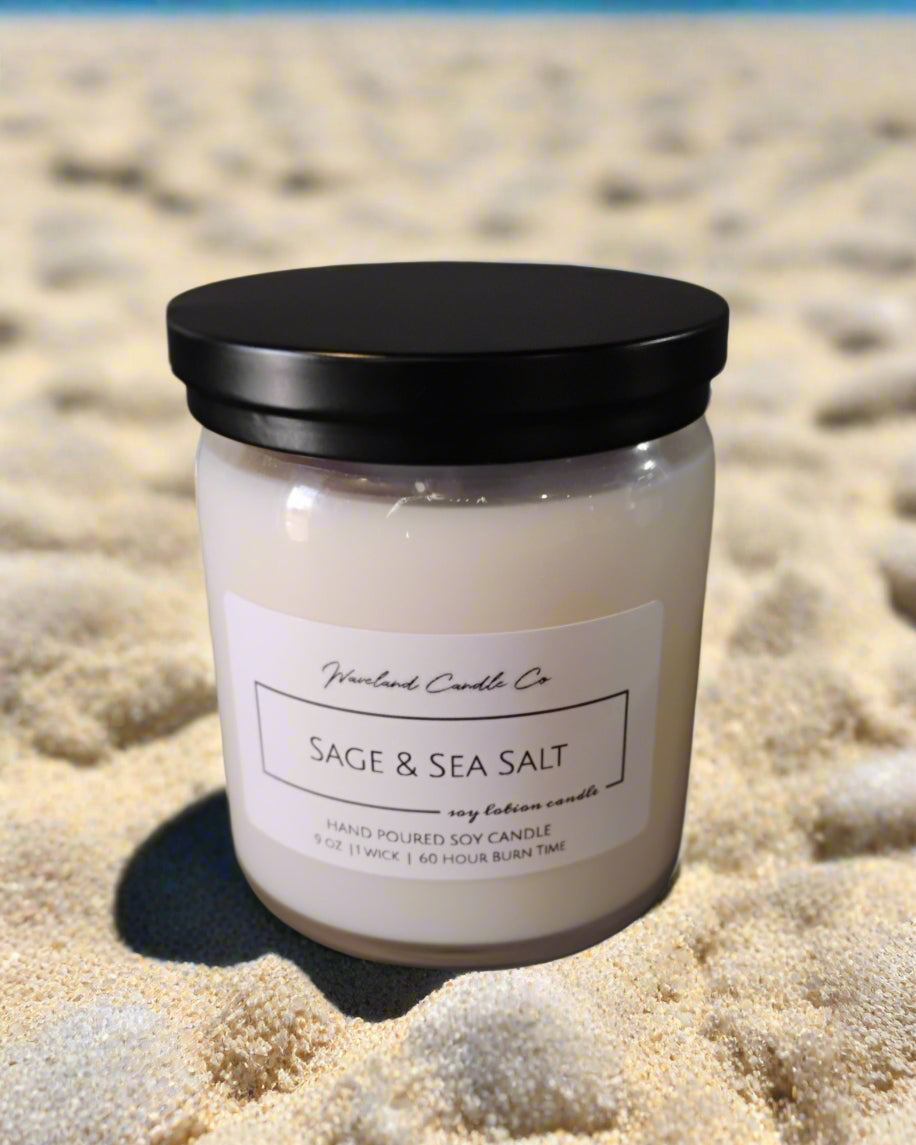 Sage & Sea Salt Soy Candles
