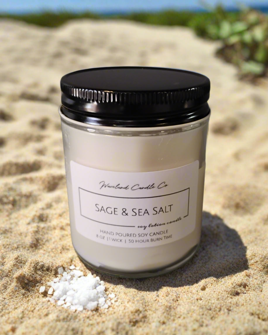 Sage & Sea Salt Soy Candles