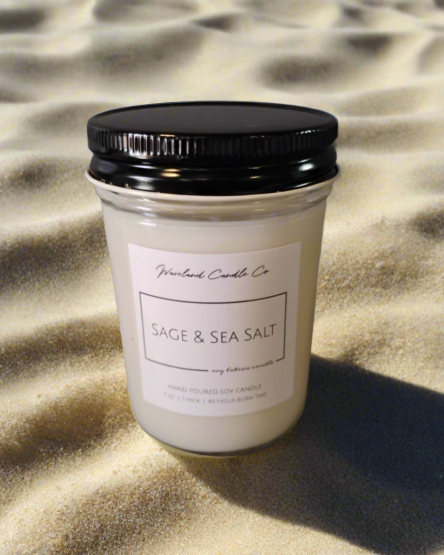 Sage & Sea Salt Soy Candles
