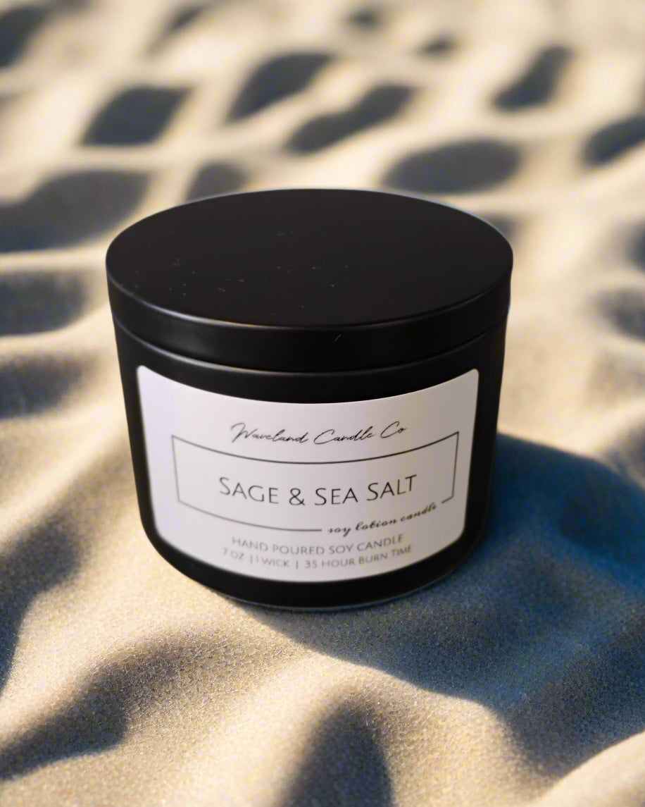 Sage & Sea Salt Soy Candles