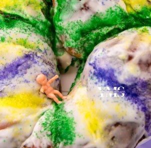 King Cake Soy Candles