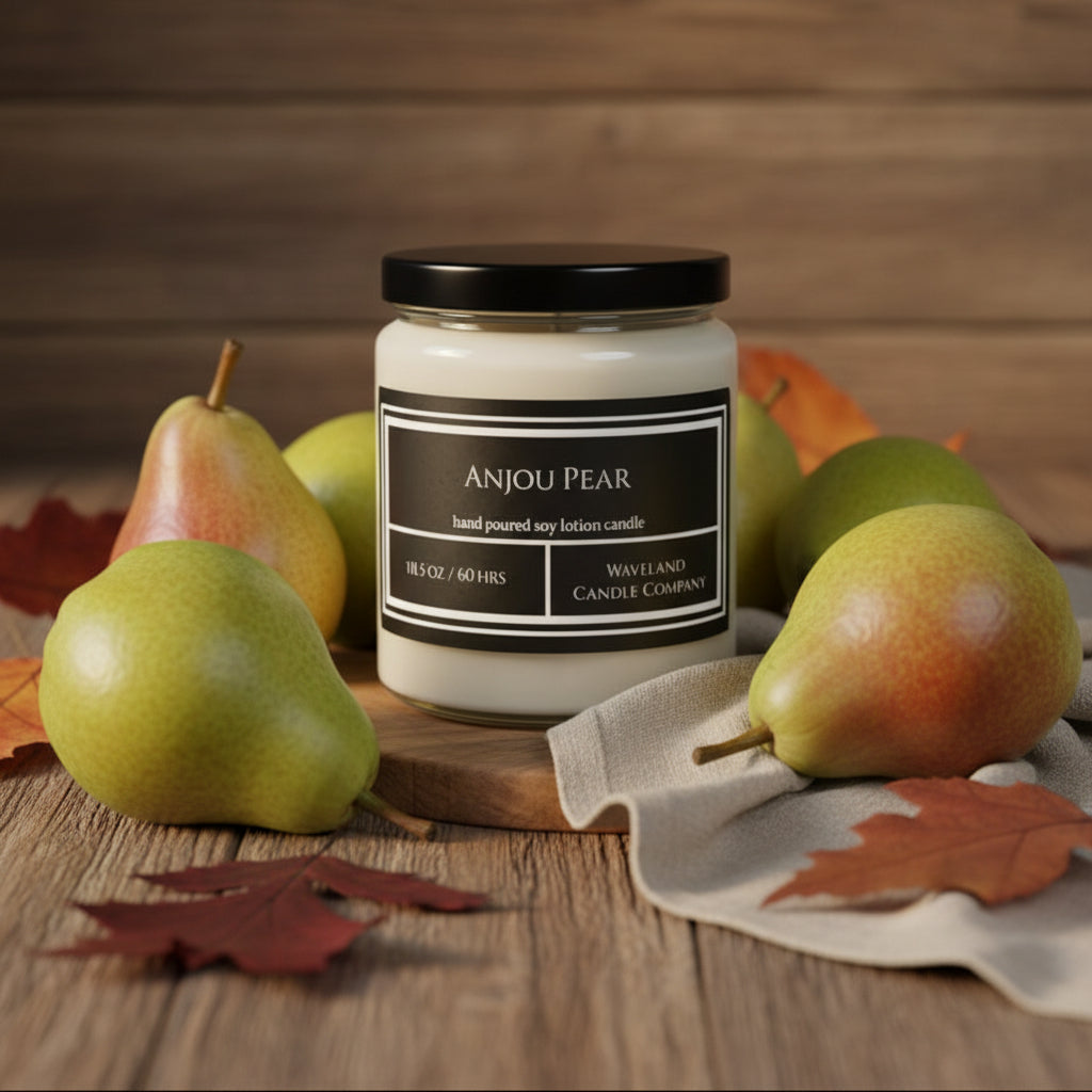 10.5 oz Anjou Pear Soy Lotion Candle 