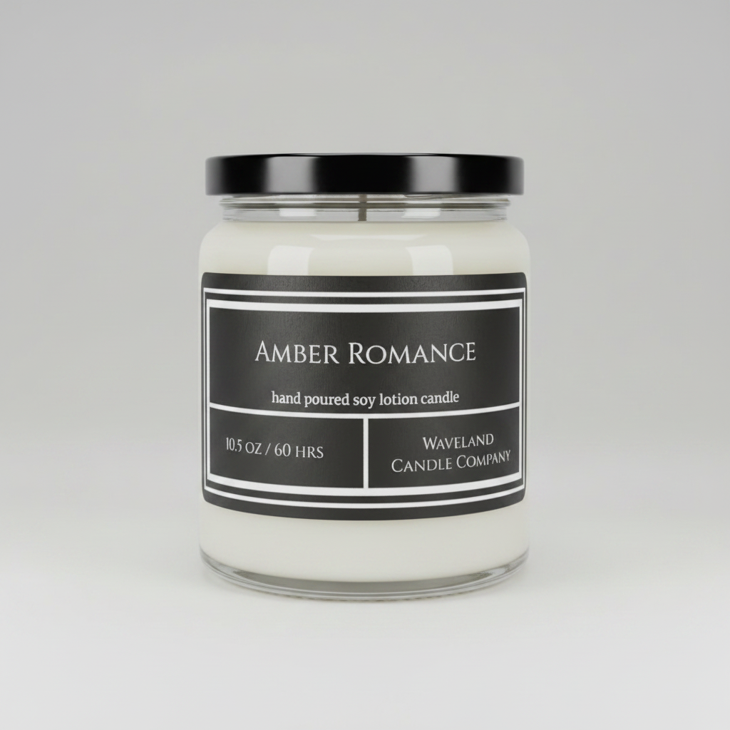 10.5 oz Apothecary Jar Soy Lotion Candle