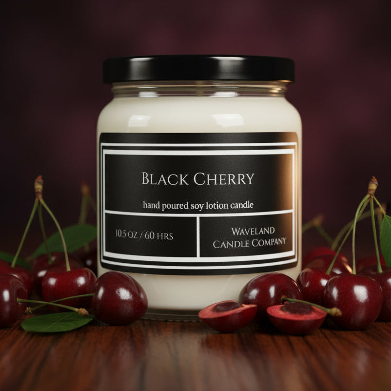 10.5 oz Black Cherry Soy Candle
