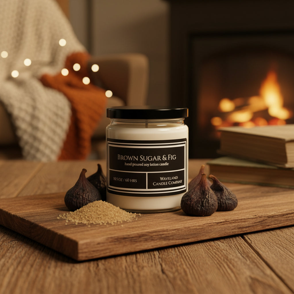 10.5 oz Brown Sugar & Fig Apothecary Soy Candle