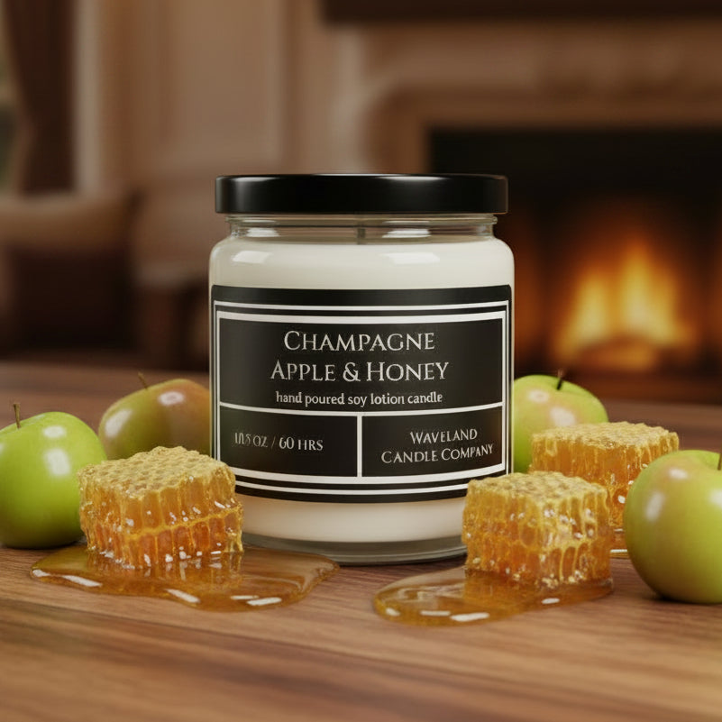 10.5 oz Champagne Toast Soy Lotion Candle