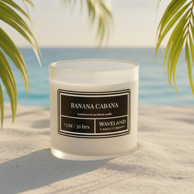 7.5 oz Banana Cabana Soy Lotion Candle