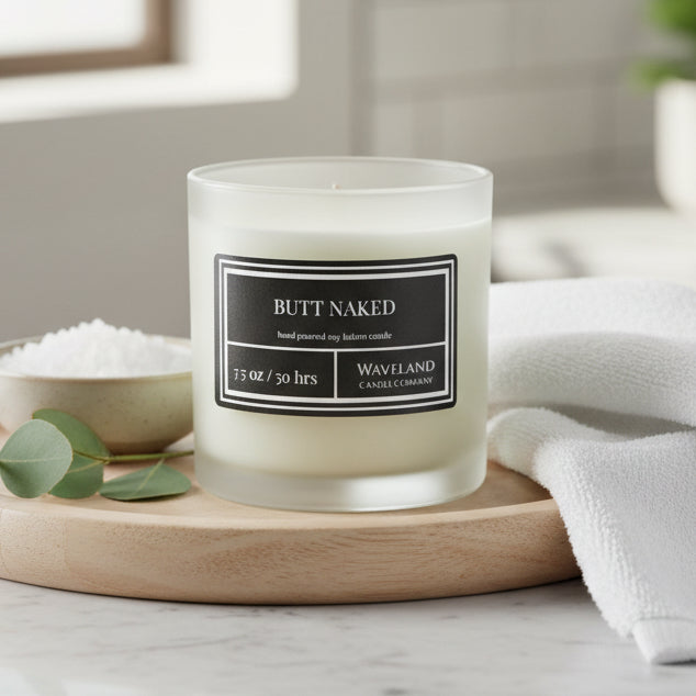 7.5 oz Butt Naked Soy Lotion Candle