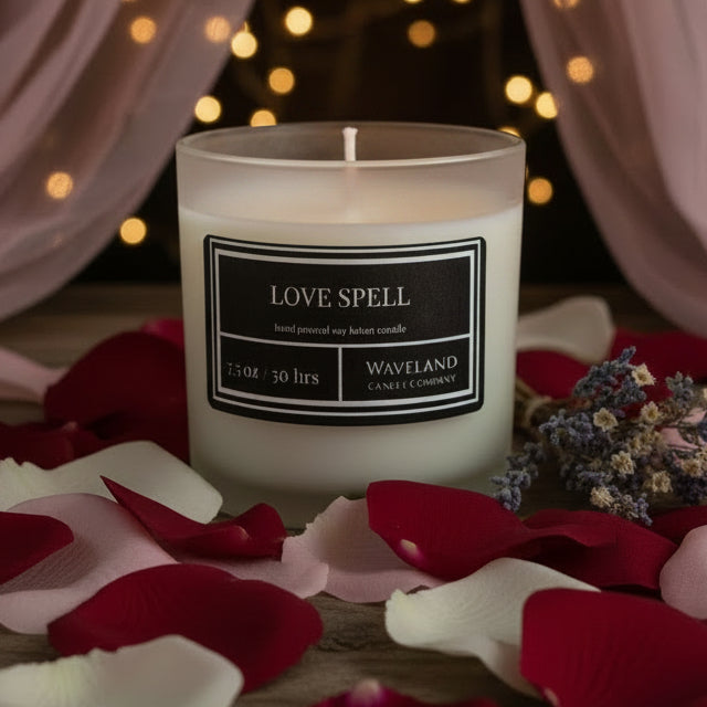 7.5 oz Love Spell Soy Lotion Candle