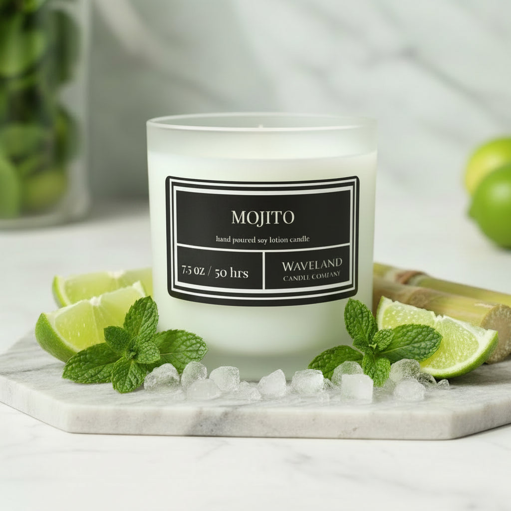 7.5 oz Mojito Soy Lotion Candle