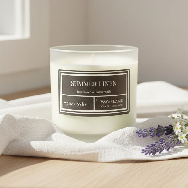7.5 oz Summer Linen Soy Lotion Candle