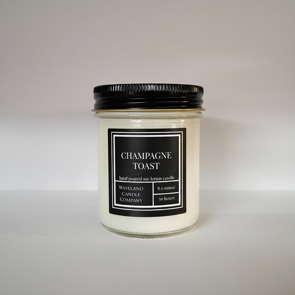 8.0 OZ Champagne Toast SOY CANDLE 