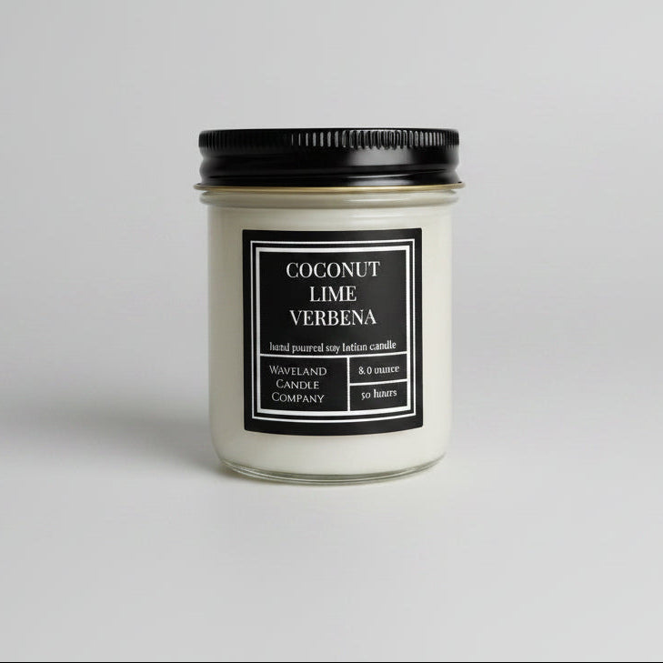 8.0 oz Coconut Lime Verbena Soy Candle