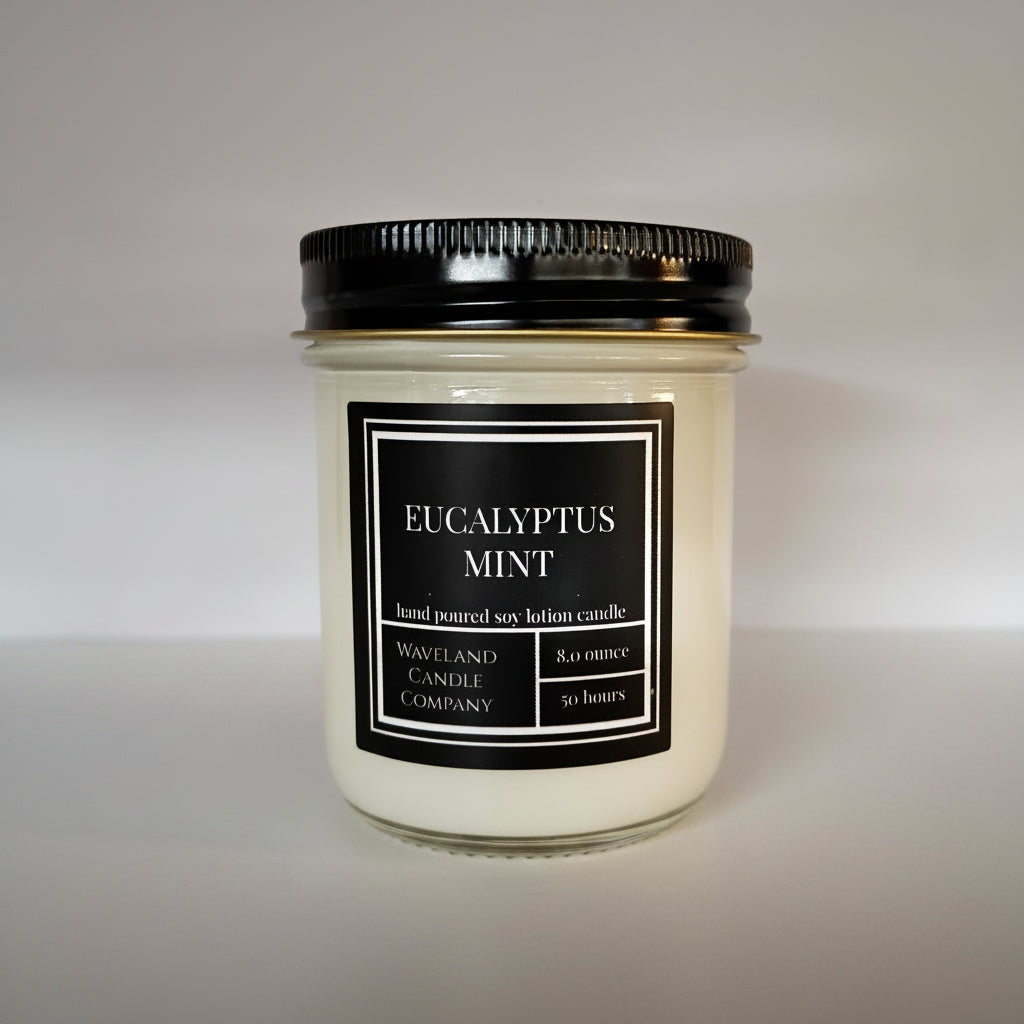8.0 oz Eucalyptus Mint Soy Candle