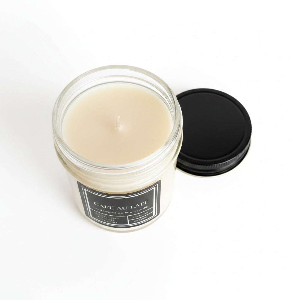 8.0 oz Soy Lotion Candle ss jar 