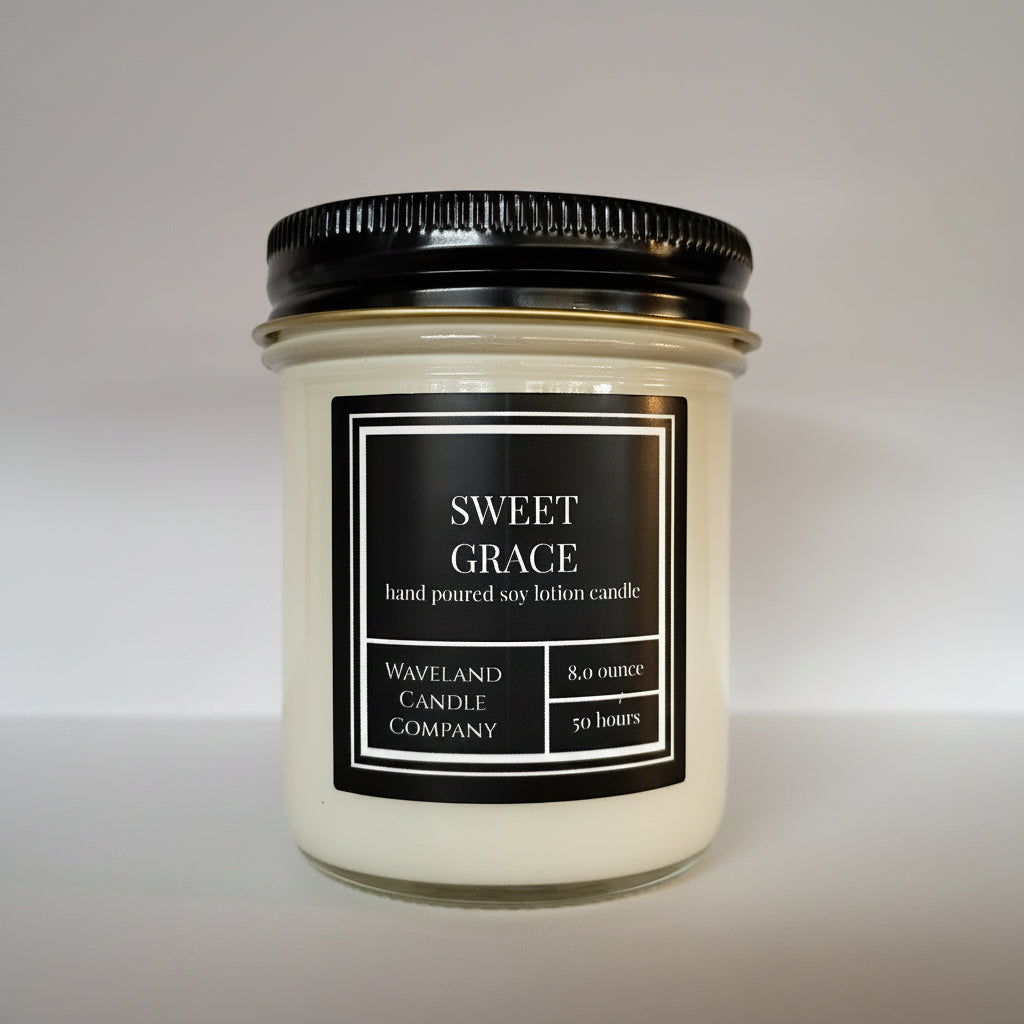 8.0 oz Sweet Grace Soy Lotion Candle 