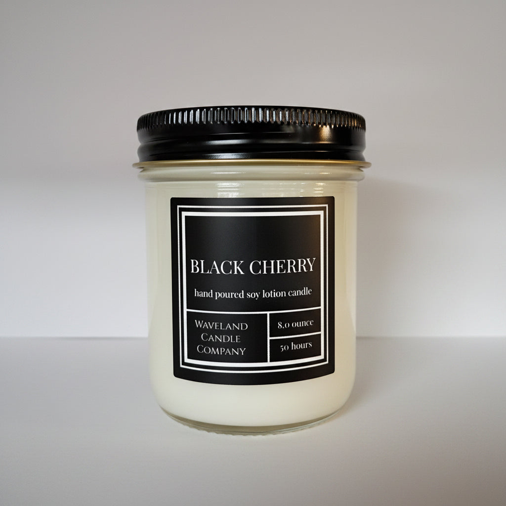 8 oz Black Cherry Soy Candle