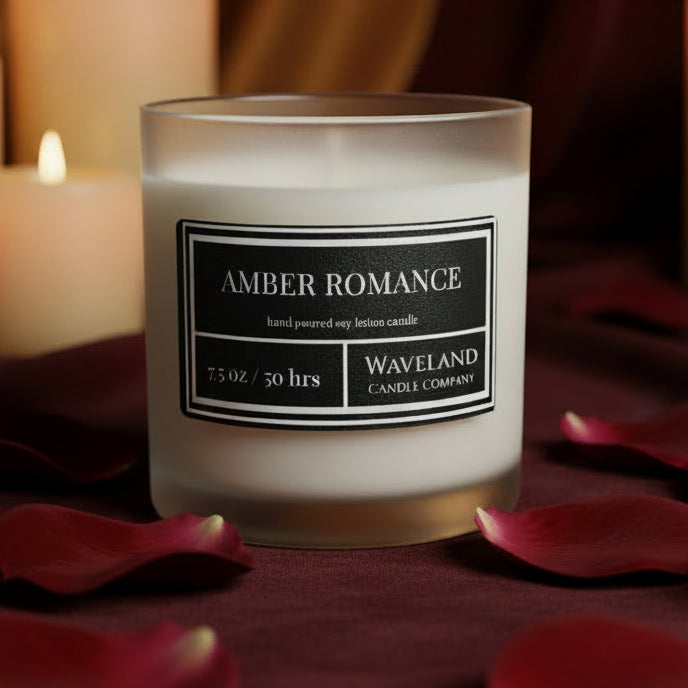 Amber Romance - 7.5 oz Frosted Vessel