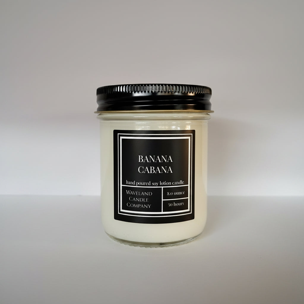 8 oz. Banana Cabana Soy Lotion Candle