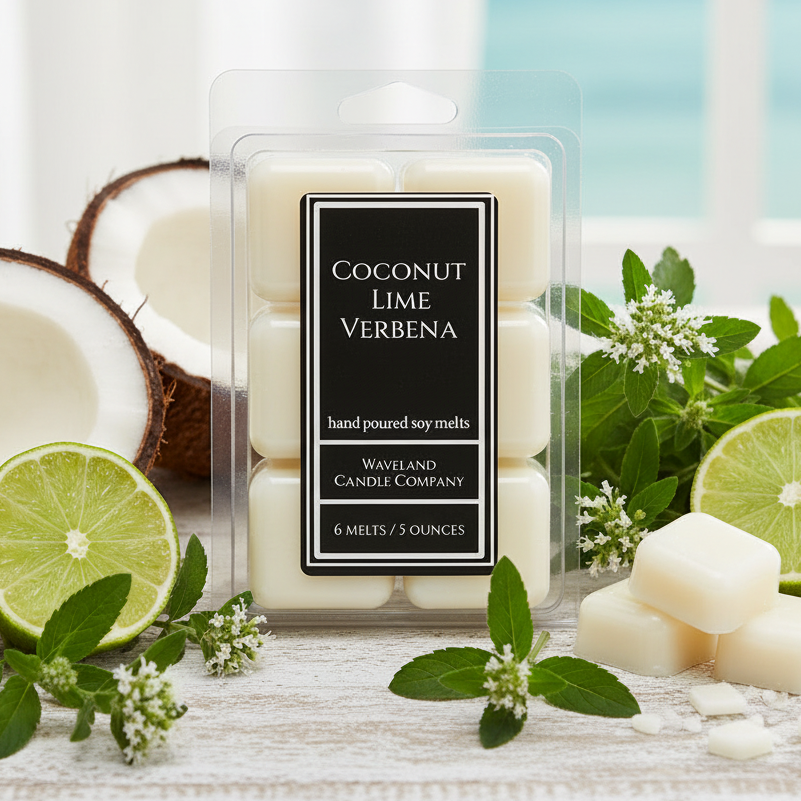 5.0 oz Coconut Lime Verbena Soy Wax Melts