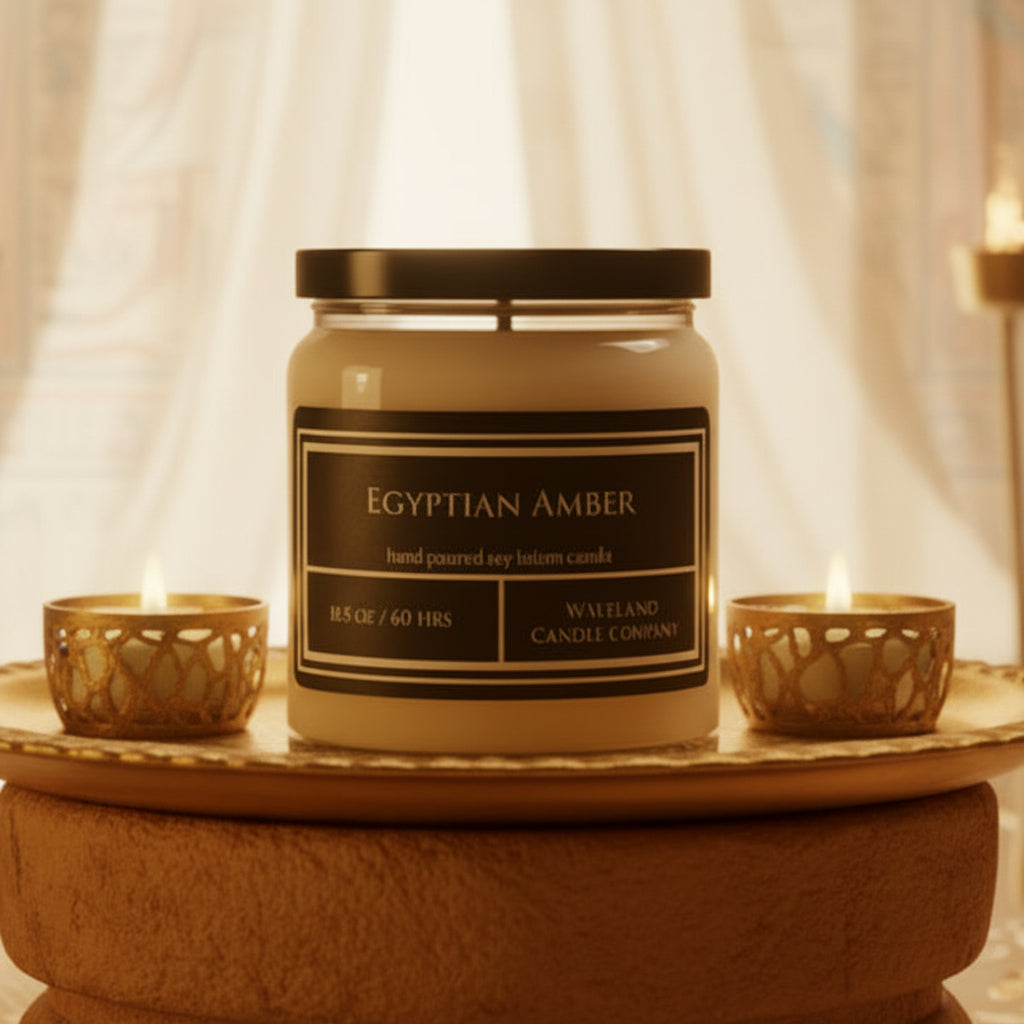 10.5 oz Egyptian Amber Soy Lotion Candle
