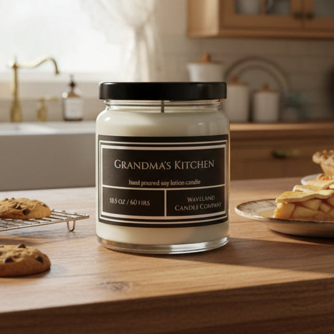 10.5 oz Grandma's Kitchen Soy Lotion Candle