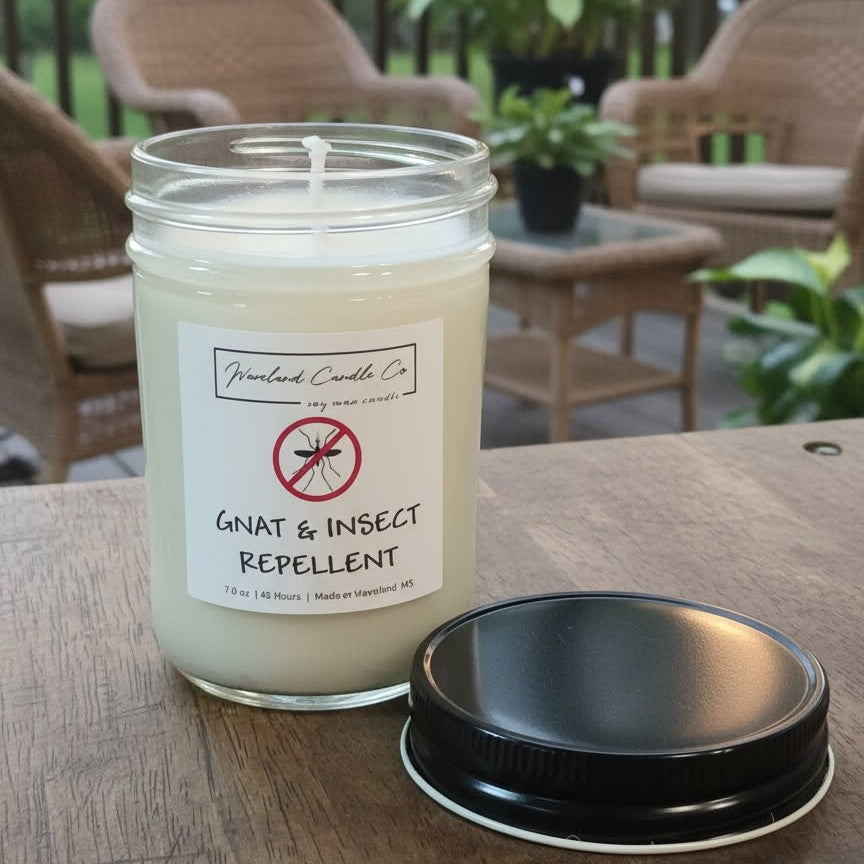 7 oz GNAT Repellent Soy Lotion Candle