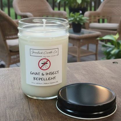 7 oz GNAT Repellent Soy Lotion Candle