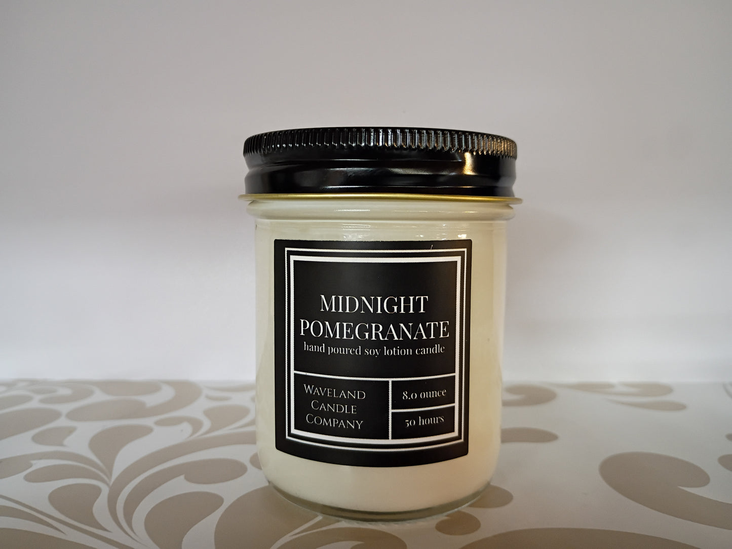 7.5 Ounce Straight Jar Soy Lotion Candle
