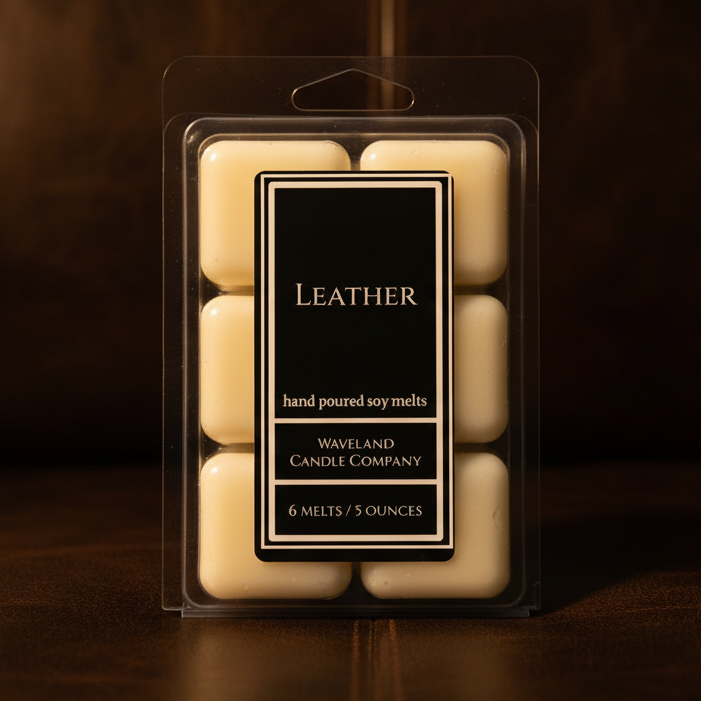 5.0 oz Leather Soy Wax Melt
