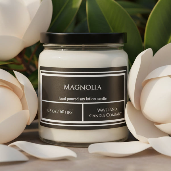 10.5 oz Magnolia Soy Lotion Candle 